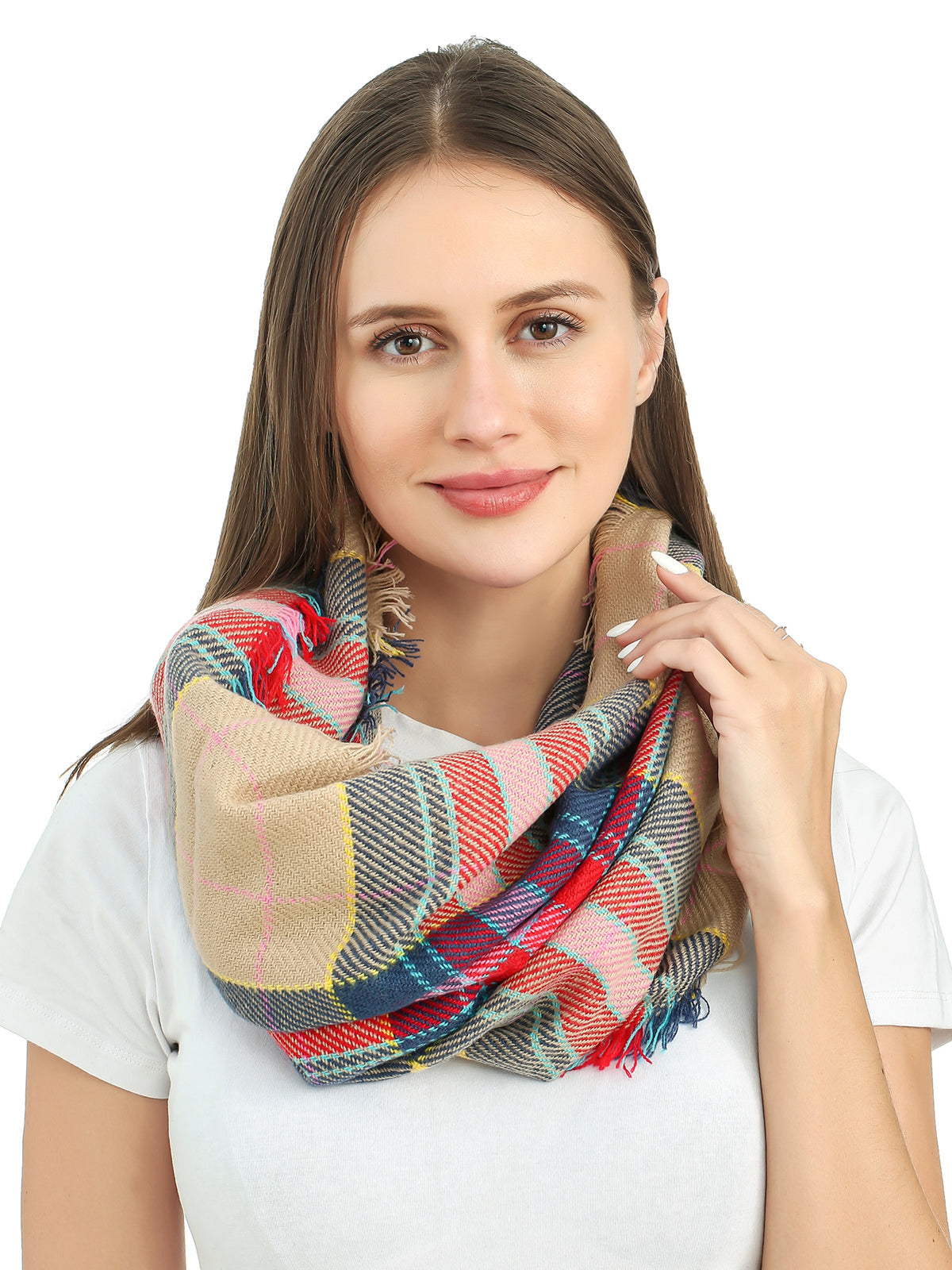 Twill Check Scarf