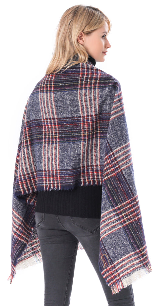 Brushed Check Scarf