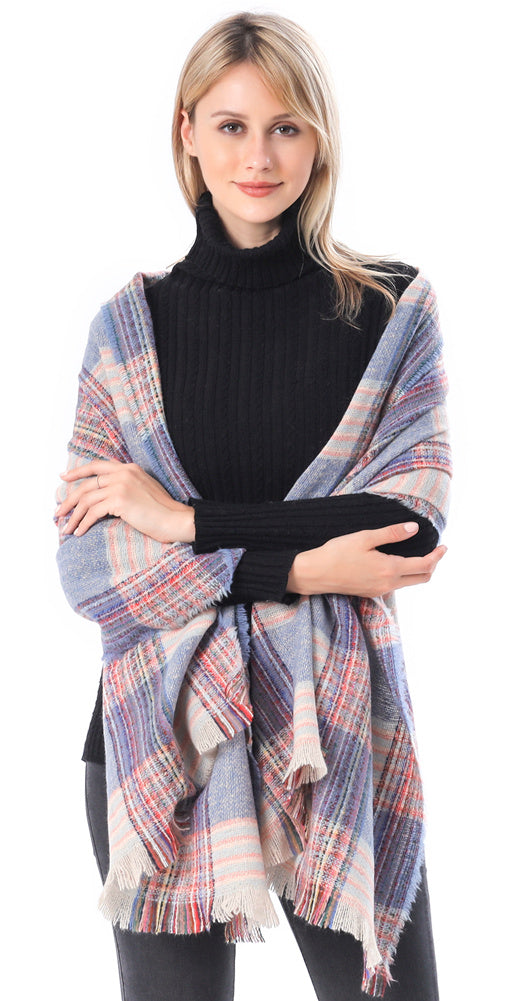 Brushed Check Scarf