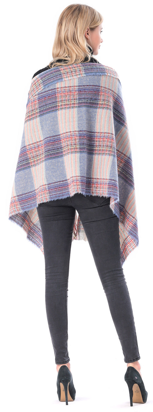 Brushed Check Scarf