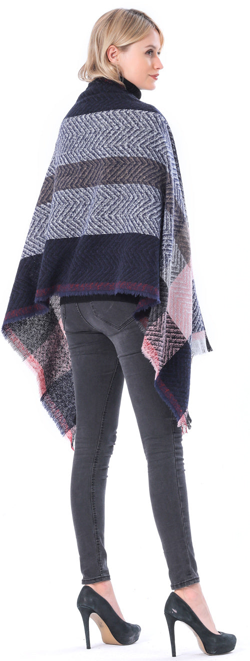 Plaid Herringbone Scarf