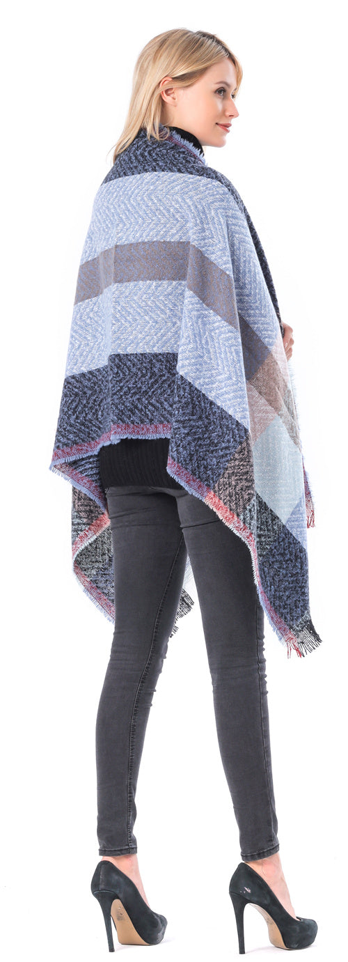 Plaid Herringbone Scarf