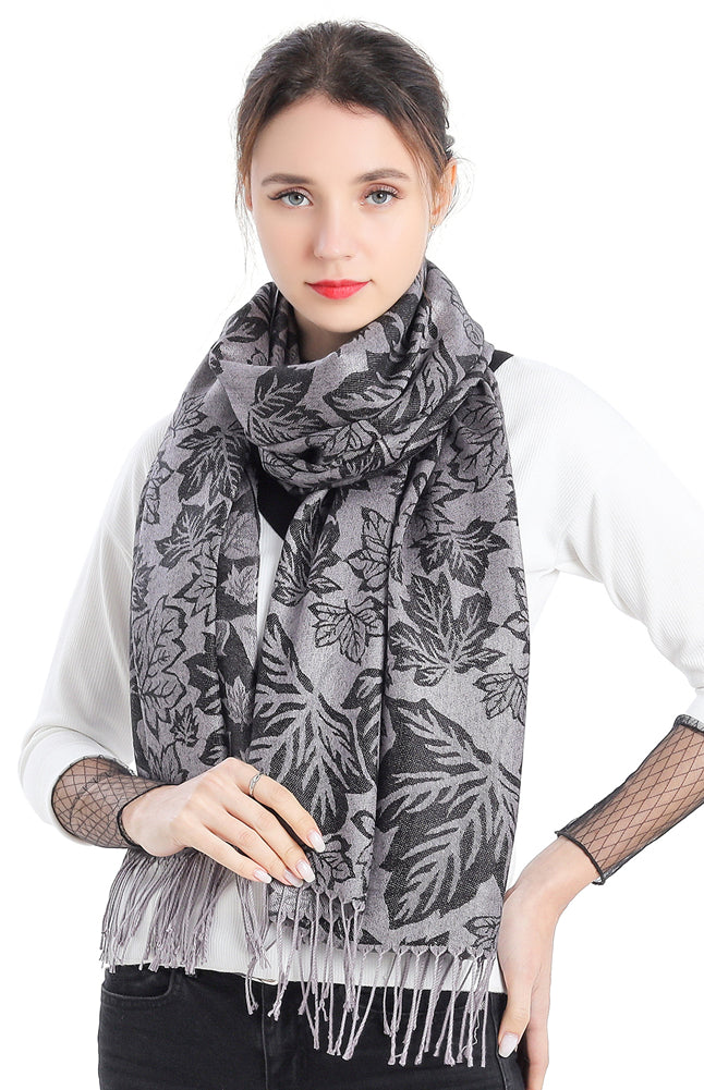 Leaf Motif Pashmina