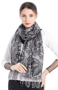 Leaf Motif Pashmina
