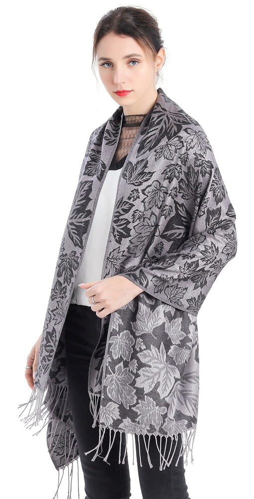Leaf Motif Pashmina