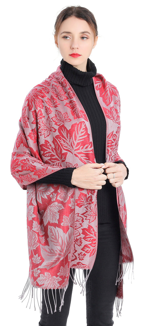 Leaf Motif Pashmina
