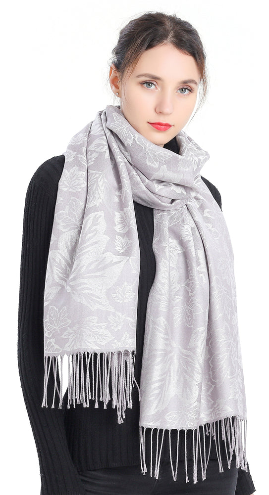 Leaf Motif Pashmina