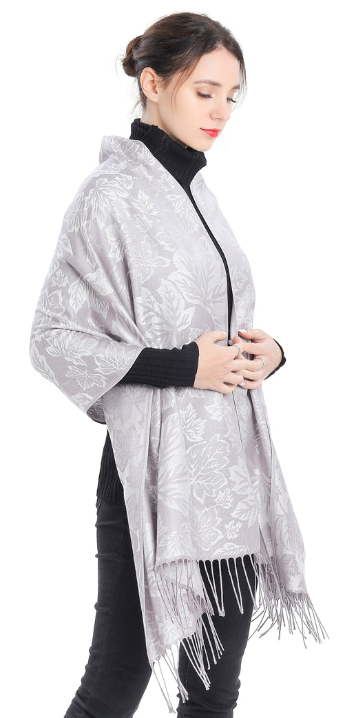 Leaf Motif Pashmina