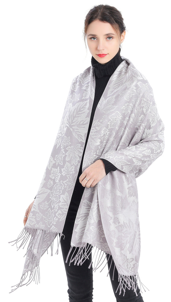 Leaf Motif Pashmina