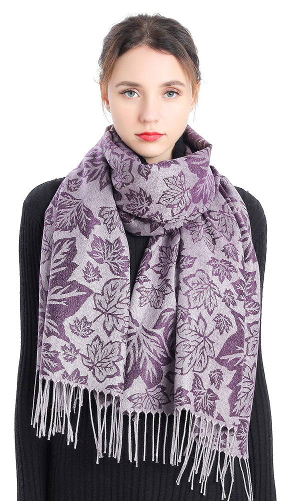 Leaf Motif Pashmina