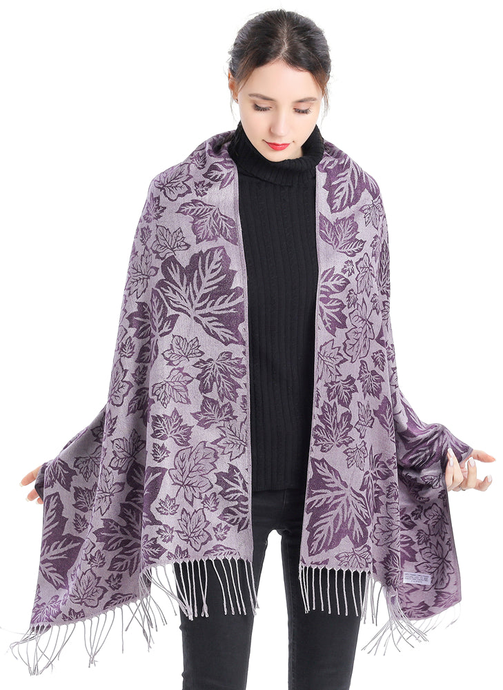Leaf Motif Pashmina