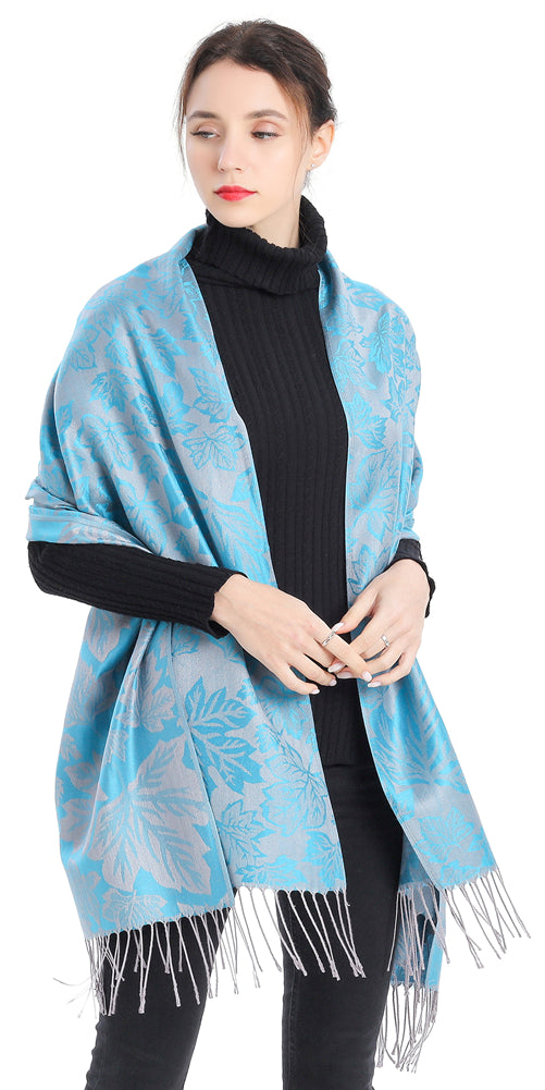 Leaf Motif Pashmina