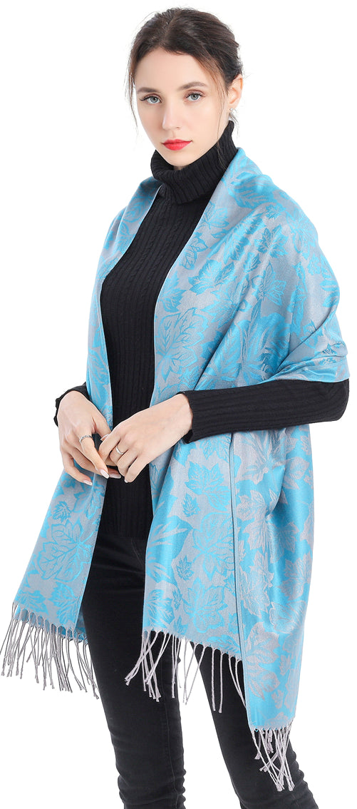Leaf Motif Pashmina